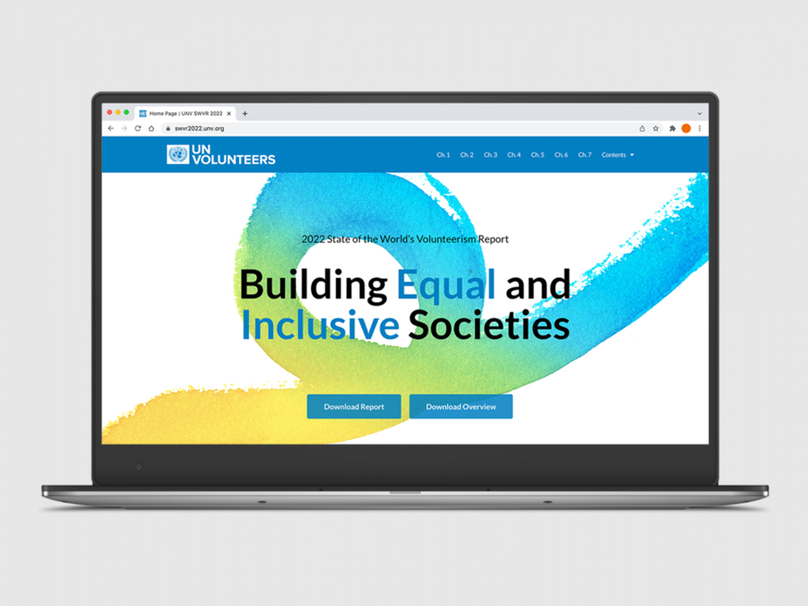 UN Volunteers 2022 State of the World's Volunteerism Report microsite